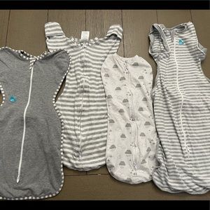 Bundle of baby swaddles NB-Large